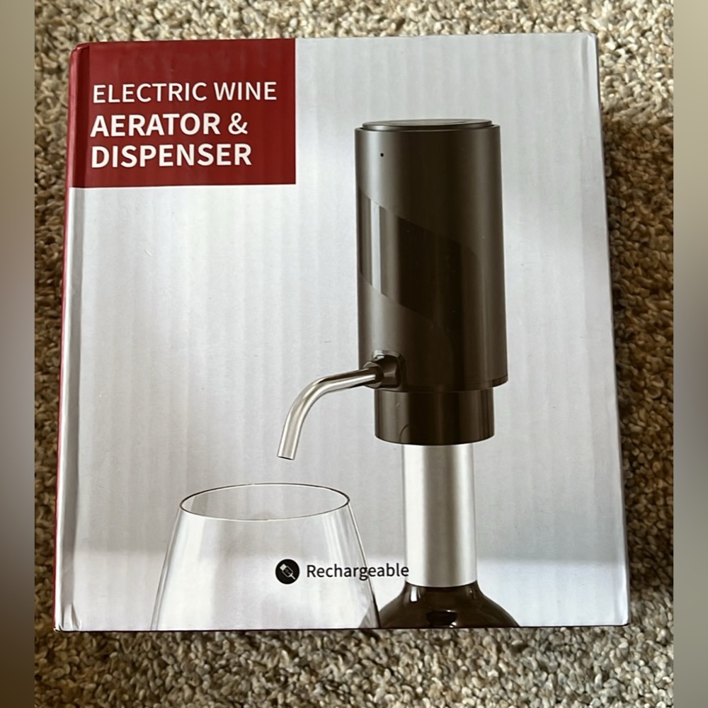 Electric Wine Aerator and Dispensor